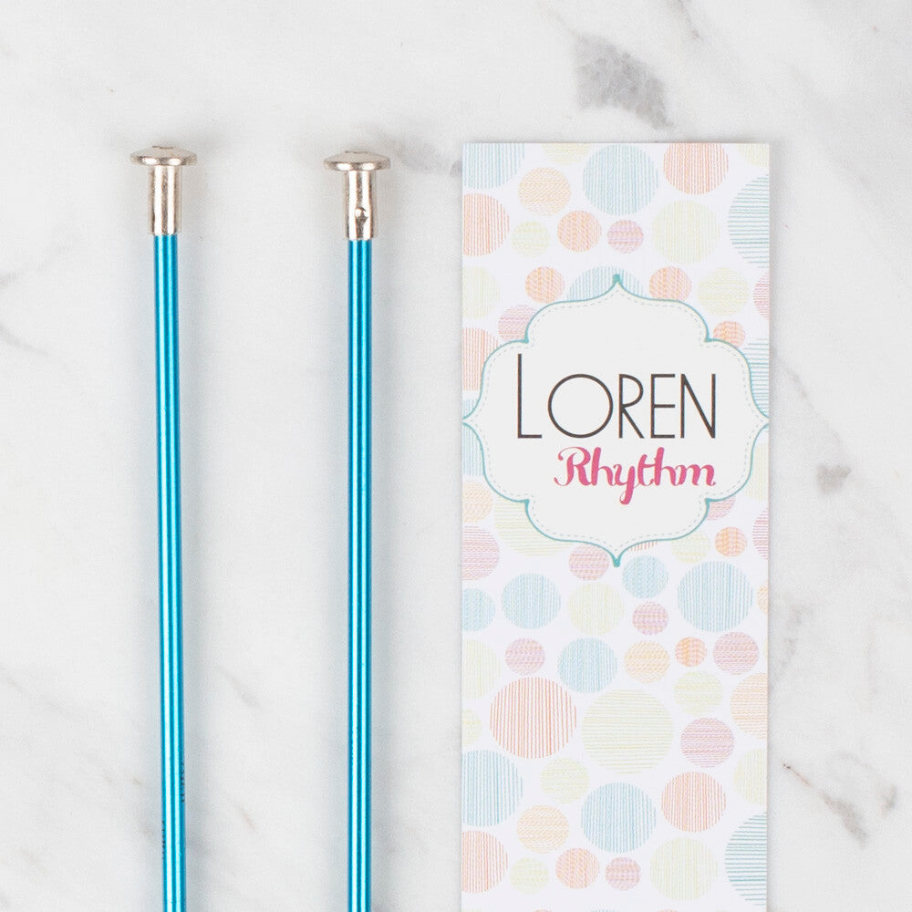 Loren Crafts Rythm 3mm Mavi Renkli Metal Örgü Şişi
