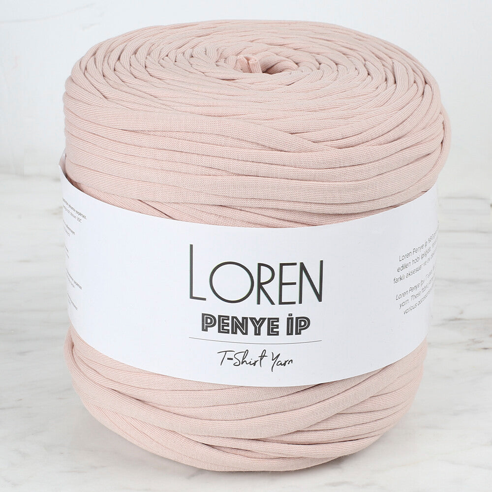 Loren Penye Kumaş El Örgü İpi Açık Pembe - 87