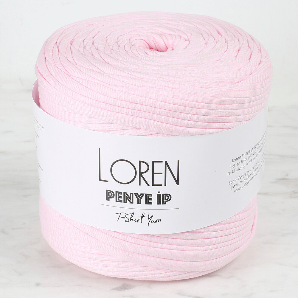 Loren Penye Kumaş El Örgü İpi Açık Pembe - 29