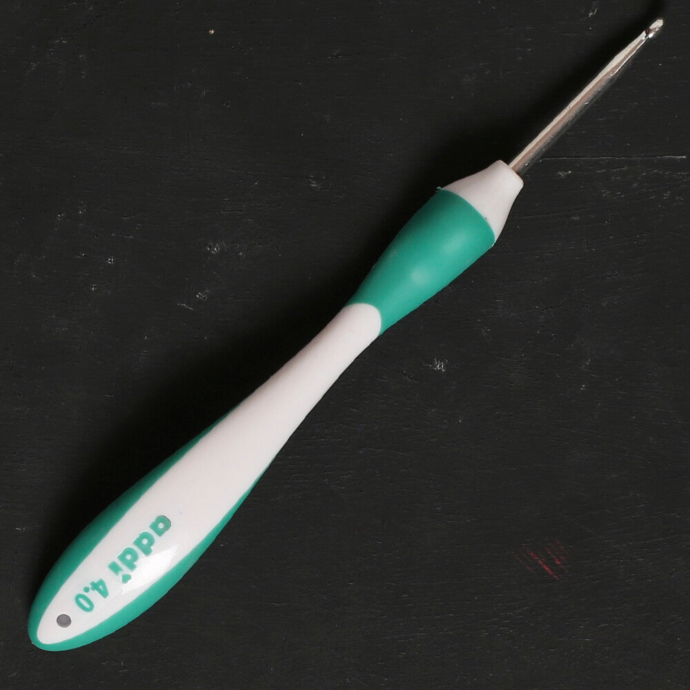 Addi Swing Maxi 4 Mm 17 Cm Yeşil Ergonomik Yün Tığ - 141-7