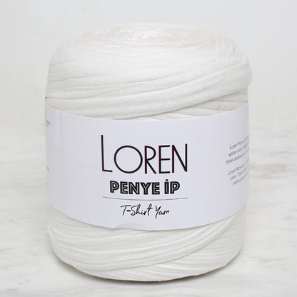 Loren Penye Kumaş El Örgü İpi Açık Krem - 43