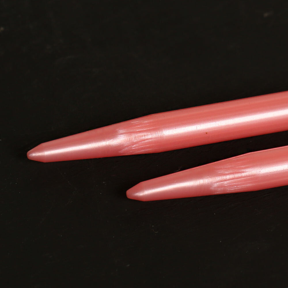 Pony Pearl  6.50 mm 35 cm Pembe Plastik Şiş - 33633