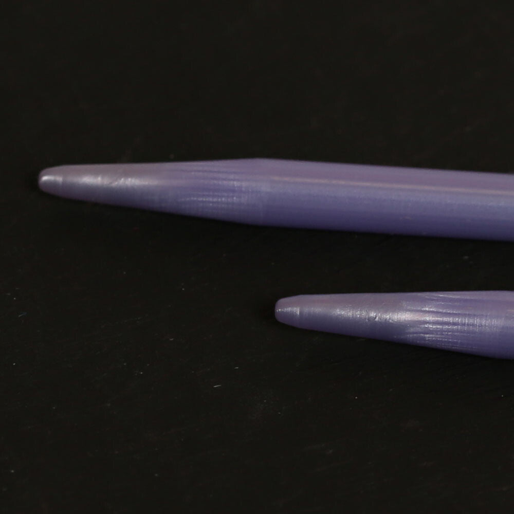 Pony Pearl  4 mm 35 cm Lila Plastik Şiş - 33628