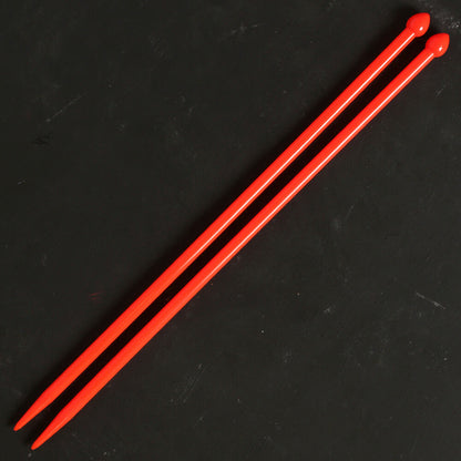 Pony Pearl  8 mm 35 cm Neon Turuncu Plastik Şiş - 33636
