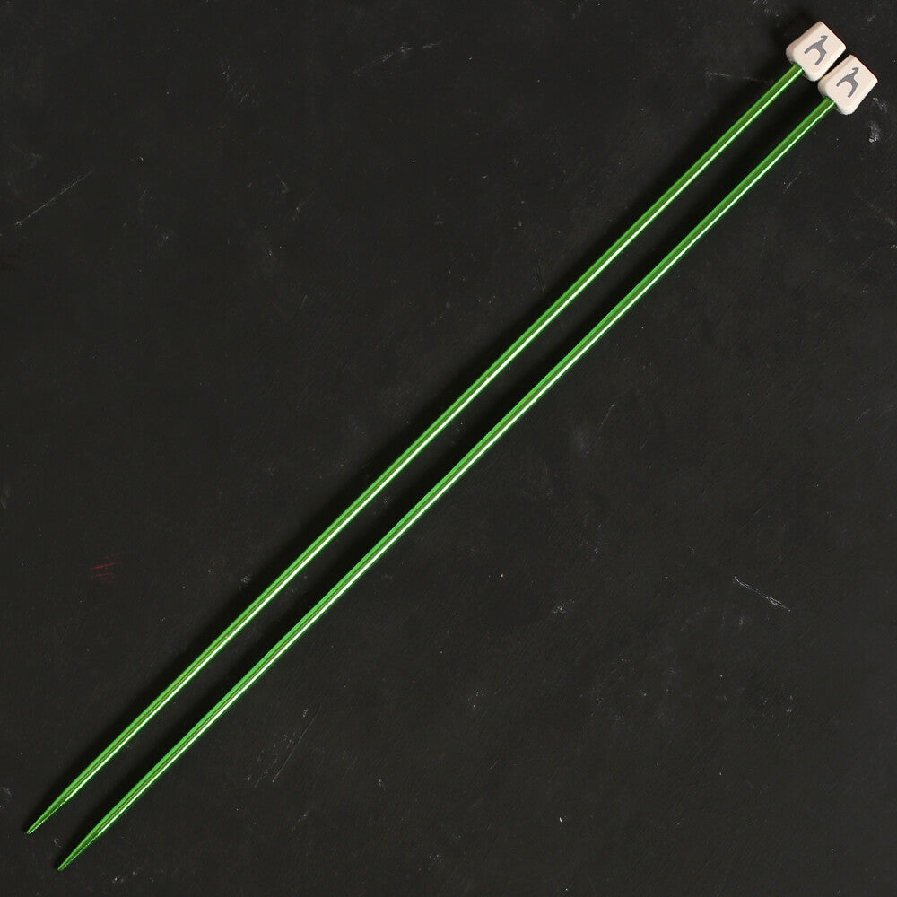 Pony Colour 4.5 mm 35 cm Yeşil Alüminyum Örgü Şişi - 33710