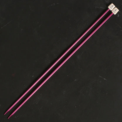 Pony Colour 4 mm 35 cm Fuşya Alüminyum Örgü Şişi - 33709