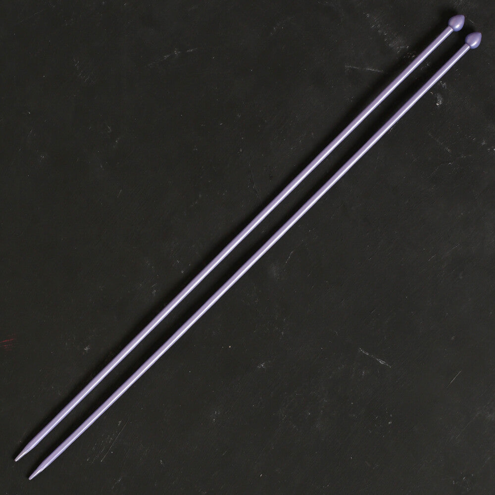 Pony Pearl  4 mm 35 cm Lila Plastik Şiş - 33628