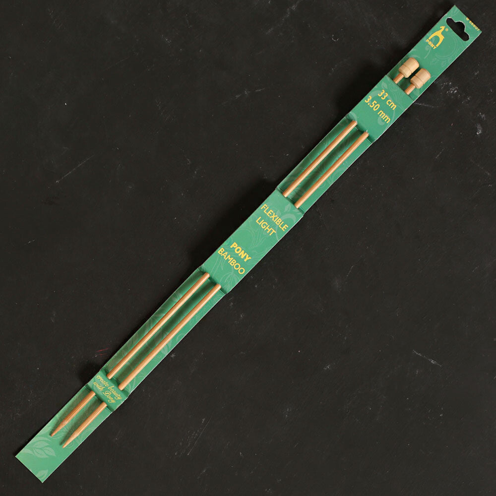 Pony Bamboo 3.5 mm 33 cm Bambu Örgü Şişi - 66807