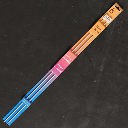 Pony 2.5 mm 35 cm Alüminyum Örgü Şişi - 33603