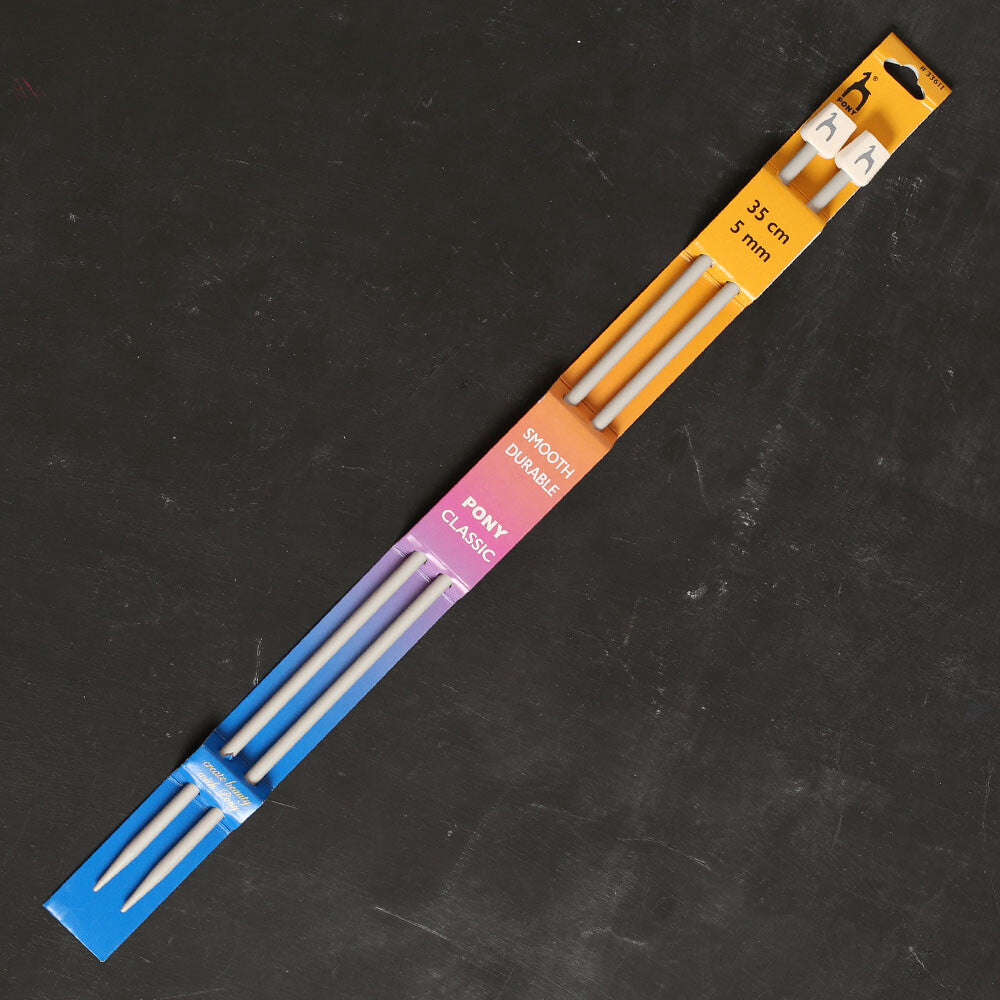 Pony 5 mm 35 cm Alüminyum Örgü Şişi - 33611