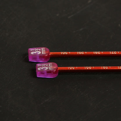 Pony Measure 3.5 mm 35 cm Turuncu Cetvelli Alüminyum Örgü Şişi - 34507