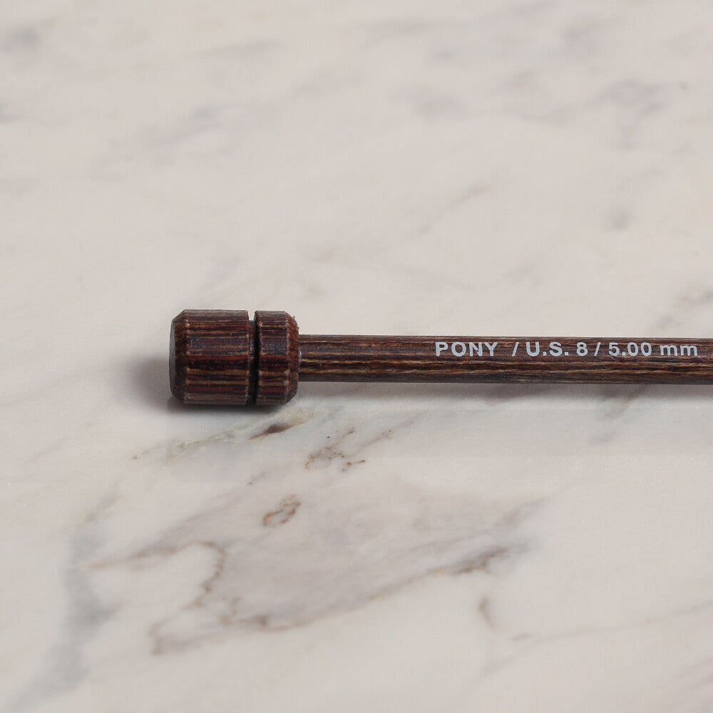 Pony perfect 40 cm 5 mm Ahşap Örgü Şişi - 42011