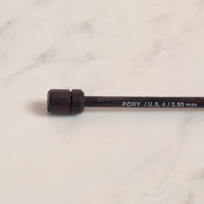 Pony Rosewood 3.5 mm 35 cm Gül Ağacı Örgü Şişi - 33807