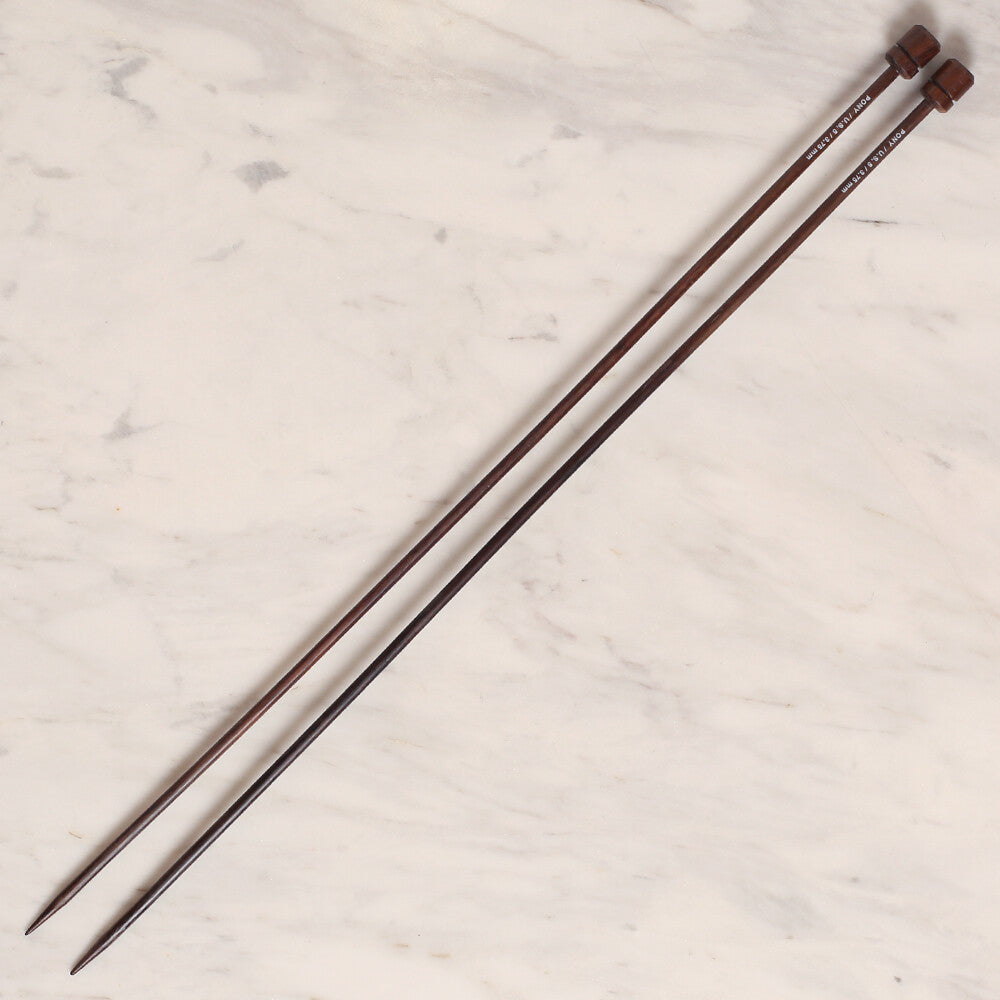 Pony Rosewood 3.75 mm 35 cm Gül Ağacı Örgü Şişi - 33808