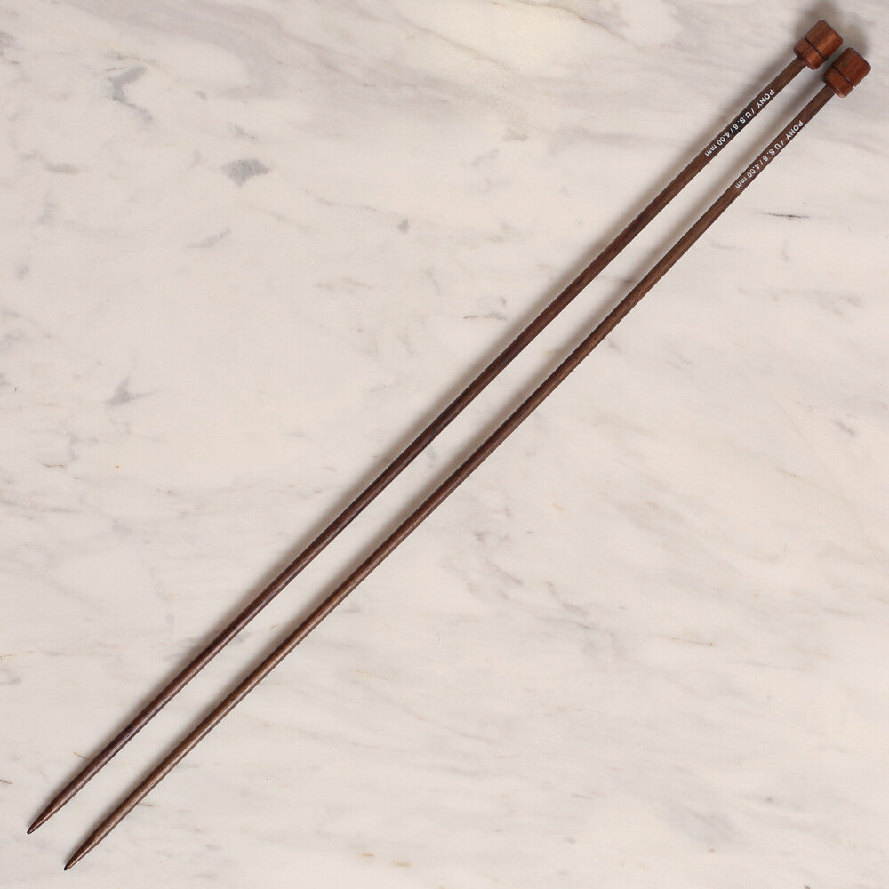 Pony Rosewood 4 mm 35 cm Gül Ağacı Örgü Şişi - 33809