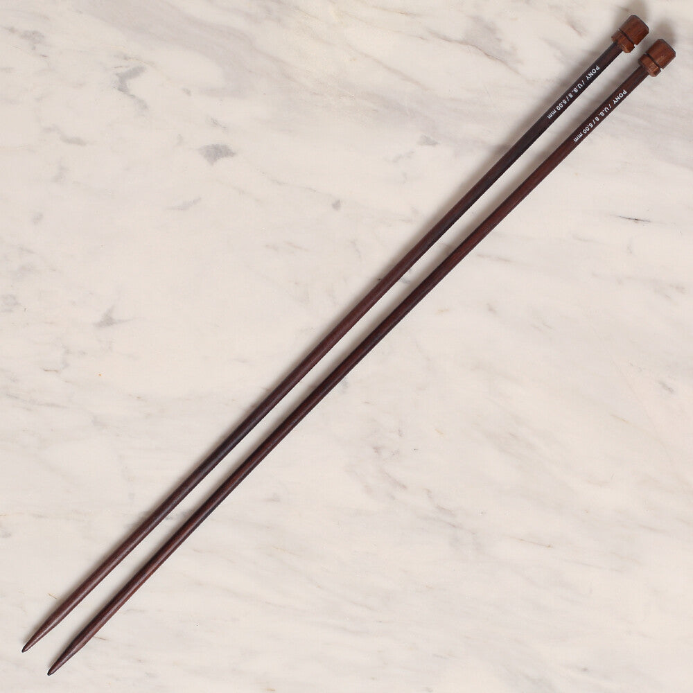 Pony Rosewood 5 mm 35 cm Gül Ağacı Örgü Şişi - 33811