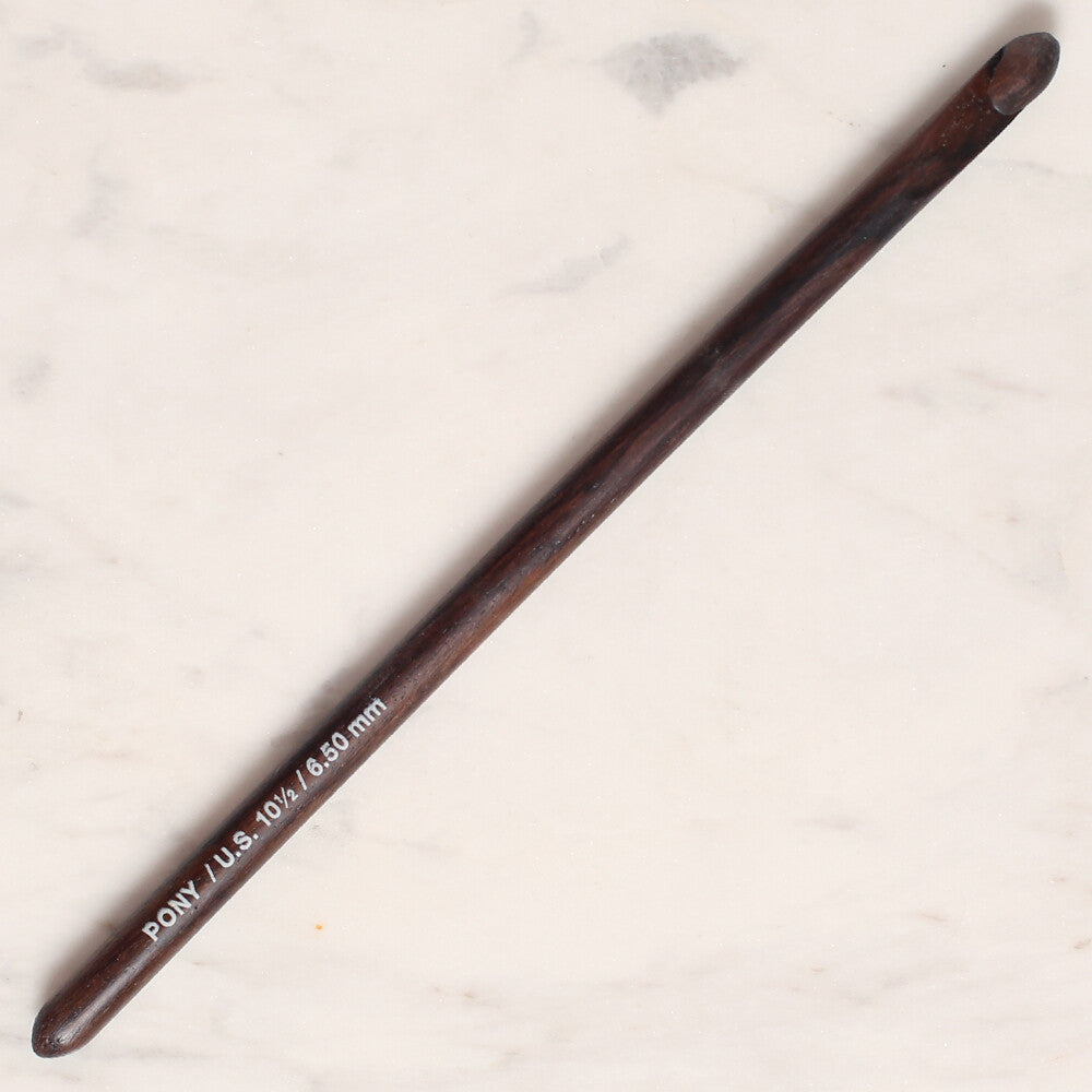 Pony Rosewood 6.5 mm 15 cm Gül Ağacı Yün Tığ - 44906