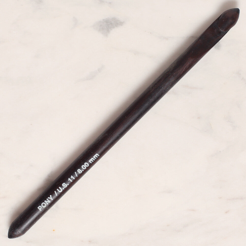 Pony Rosewood 8 mm 15 cm Gül Ağacı Yün Tığ - 44908