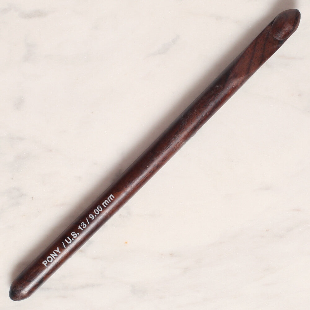 Pony Rosewood 9 mm 15 cm Gül Ağacı Yün Tığ - 44909