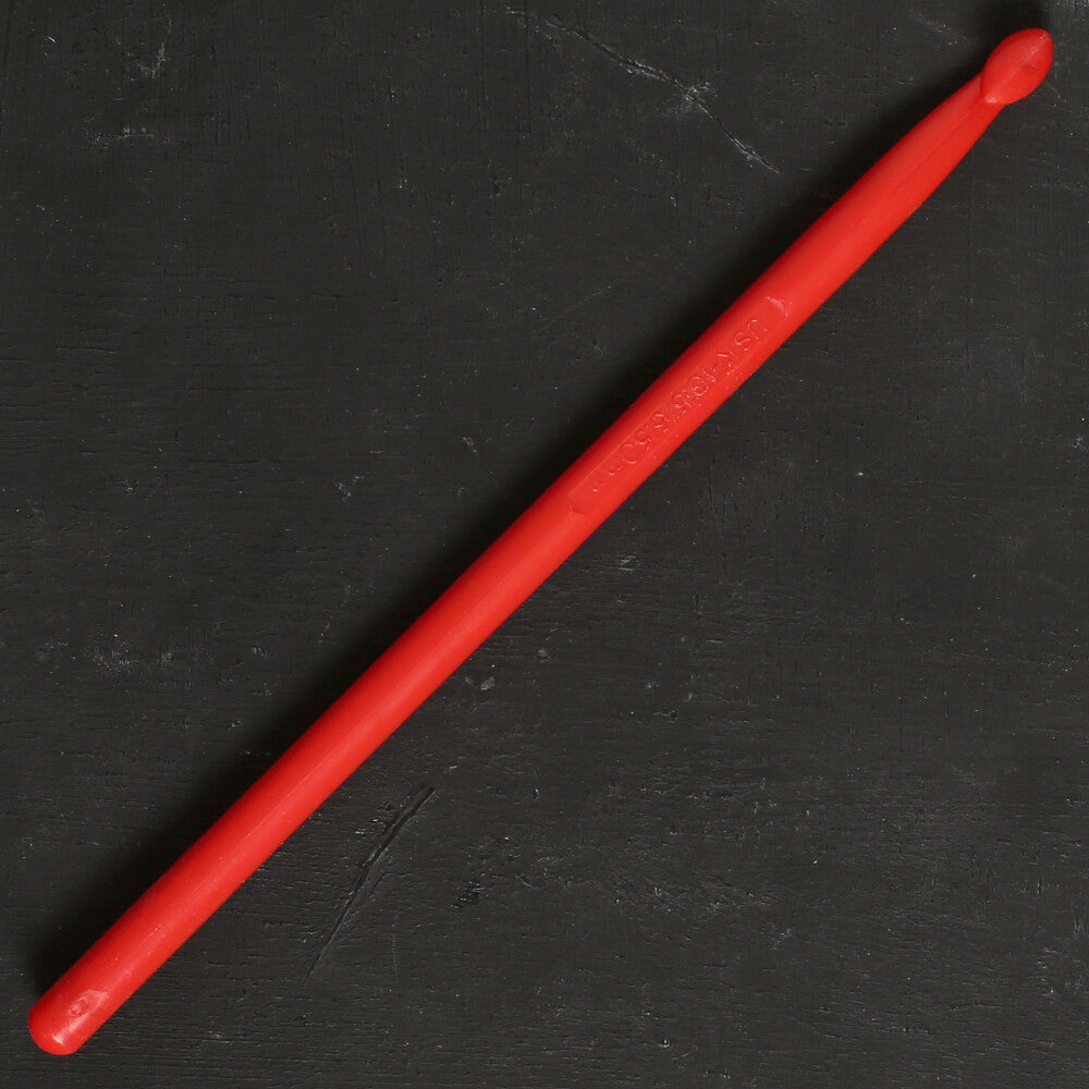Pony Colour 6.5 mm 15 cm Kırmızı Plastik Yün Tığ - 44364