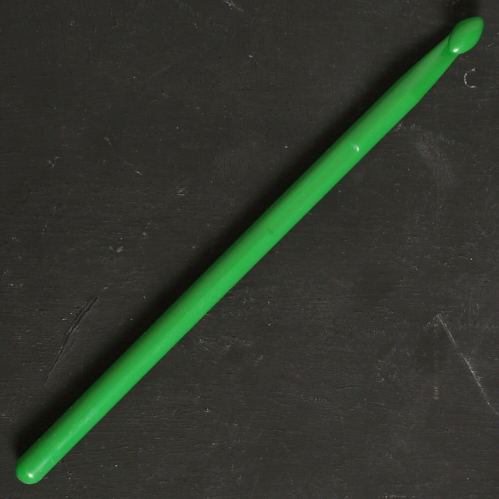 Pony Colour 7 mm 15 cm Yeşil Plastik Yün Tığ - 44365