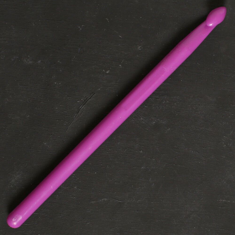 Pony Colour 8 mm 15 cm Mor Plastik Yün Tığ - 44367