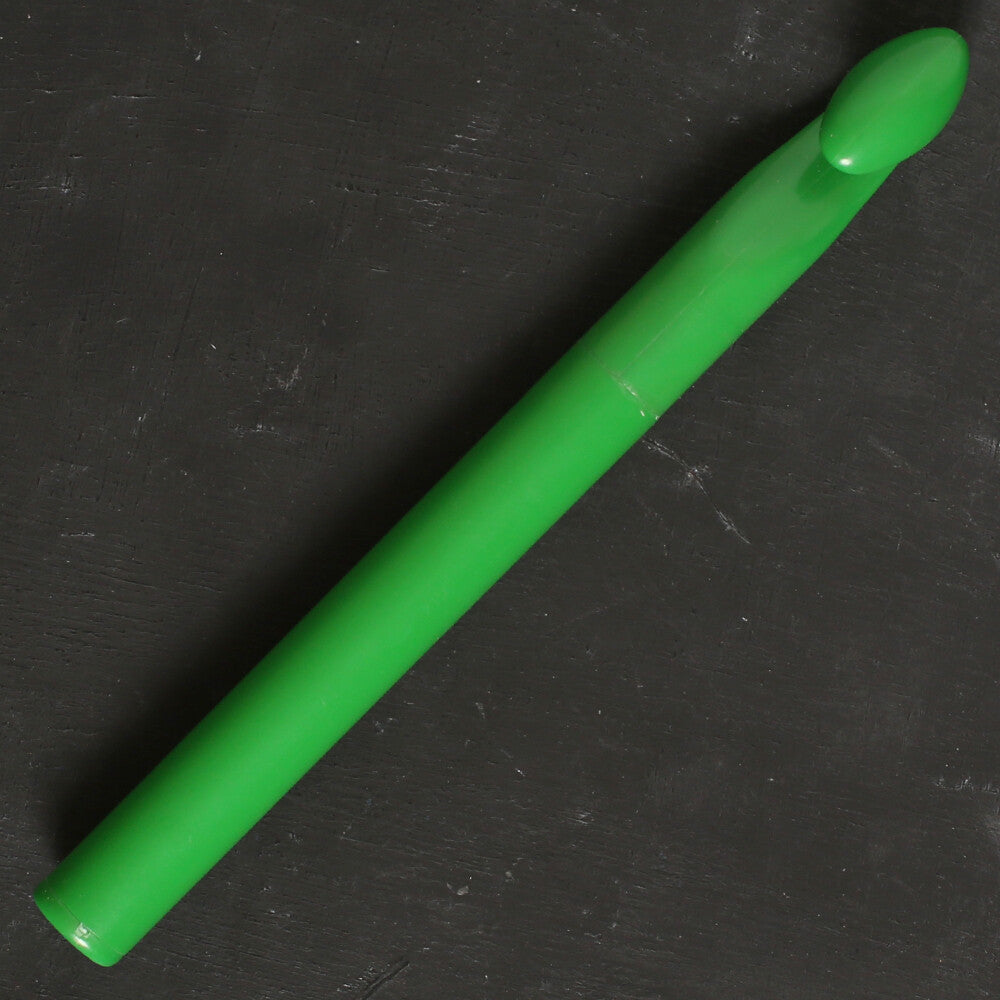 Pony Colour 15 mm 17 cm Yeşil Plastik Yün Tığ - 44371