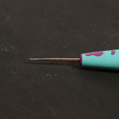 Pony No:12 1,0 mm 13 cm Çelik Uçlu Ergonomik Saplı Dantel Tığ - 59603