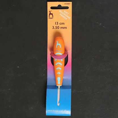 Pony 3.5 mm 13 cm Ergonomik Saplı Alüminyum Yün Tığ - 59807