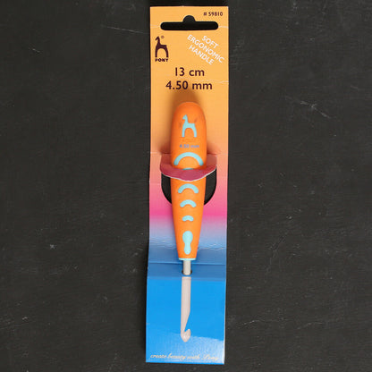 Pony 4.5 mm 13 cm Ergonomik Saplı Alüminyum Yün Tığ - 59810