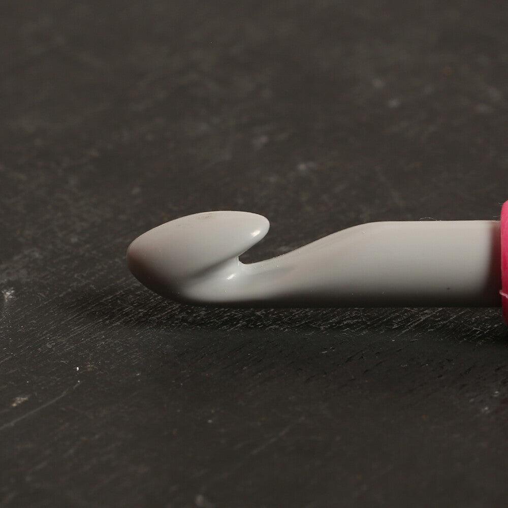 Pony Easy Grip 10 mm 15 cm Pembe Yumuşak Saplı Yün Tığ - 56814