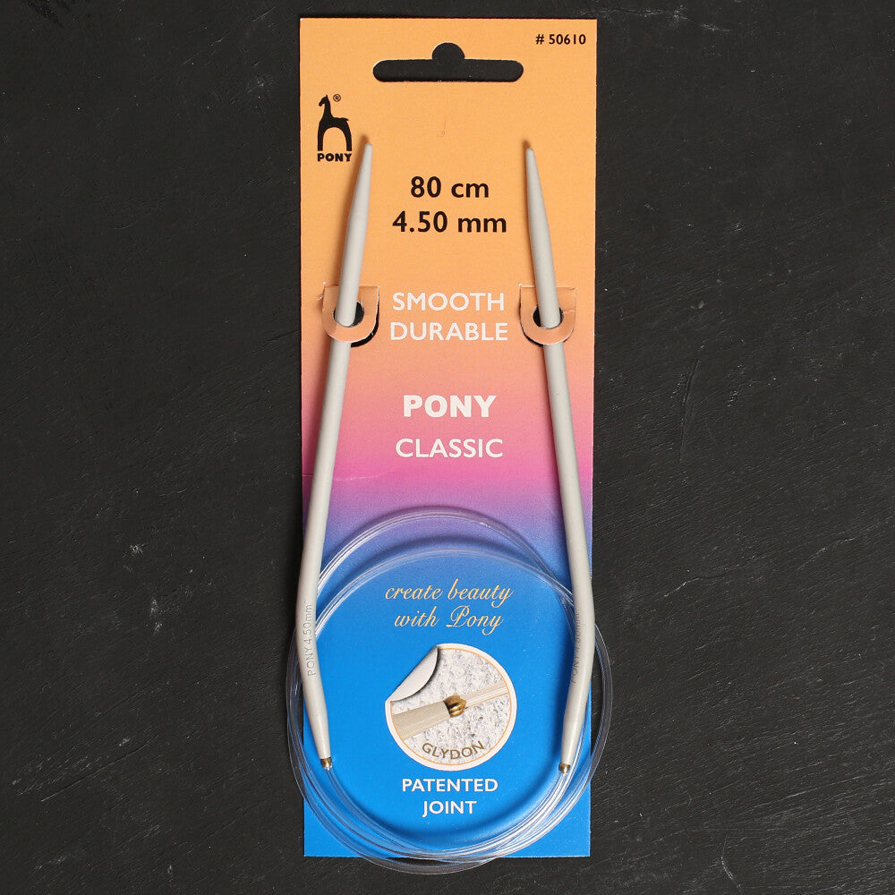 Pony  4.5 mm 80 cm Glydon Bağlantılı Alüminyum Misinalı Şiş - 50610