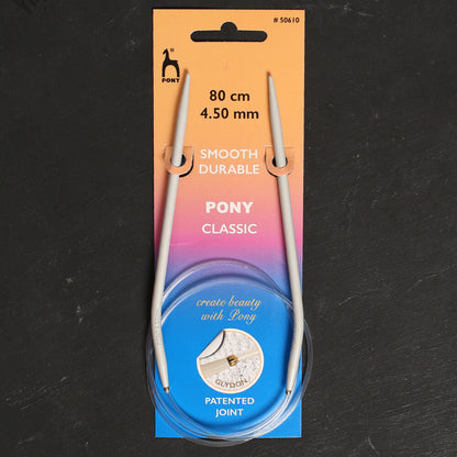 Pony  4.5 mm 80 cm Glydon Bağlantılı Alüminyum Misinalı Şiş - 50610