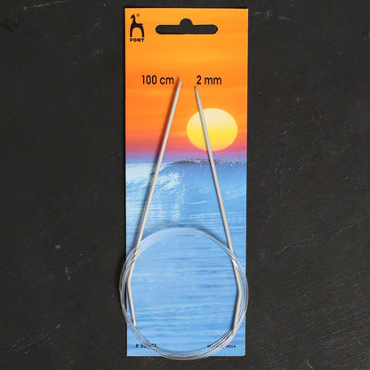 Pony 2 mm 100 cm Alüminyum Misinalı Şiş  - 52601