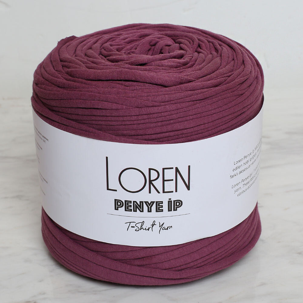 Loren Penye Kumaş El Örgü İpi Mor - 104