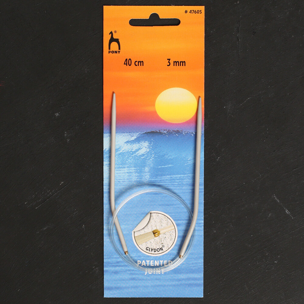 Pony 3 mm 40 cm Glydon Bağlantılı Alüminyum Misinalı Şiş - 47605