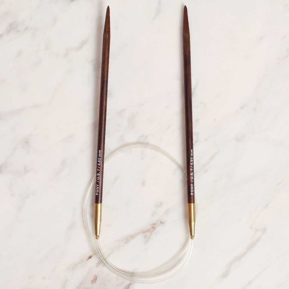 Pony Rosewood 4.5 mm 60 cm Gül Ağacı Misinalı Şiş - 48810