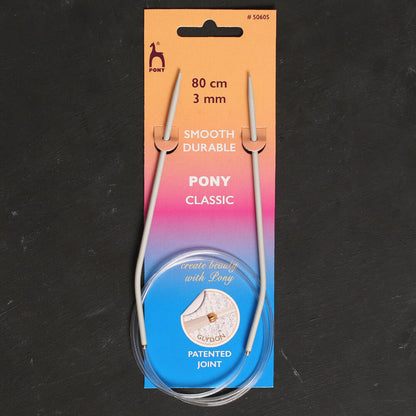 Pony  3 mm 80 cm Glydon Bağlantılı Alüminyum Misinalı Şiş - 50605
