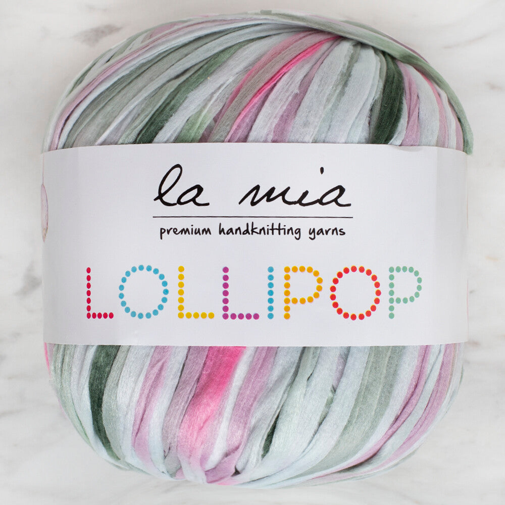 La Mia Lollipop Ebruli Yumuşak Kağıt El Örgü İpliği - LL008