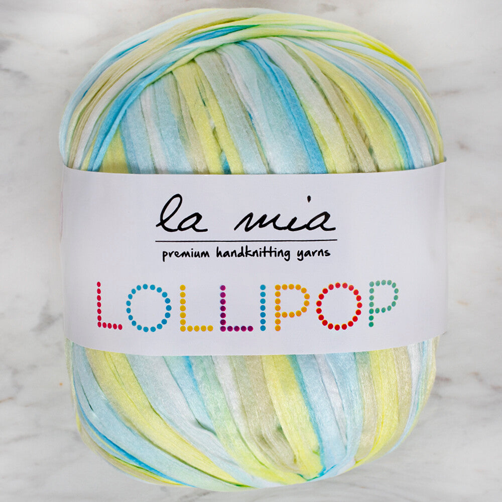 La Mia Lollipop Ebruli Yumuşak Kağıt El Örgü İpliği - LL003