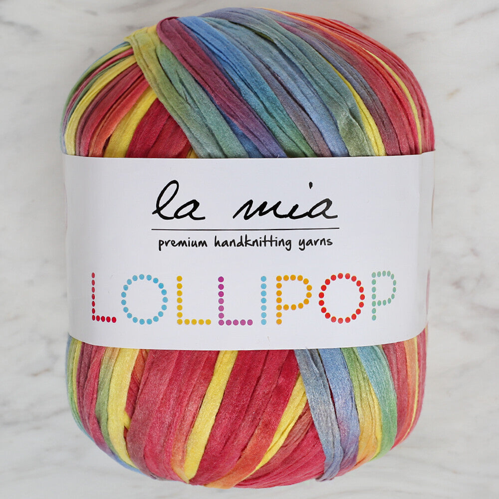 La Mia Lollipop Ebruli Yumuşak Kağıt El Örgü İpliği - LL010