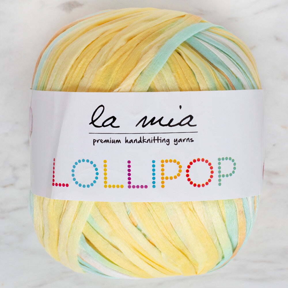 La Mia Lollipop Ebruli Yumuşak Kağıt El Örgü İpliği - LL007