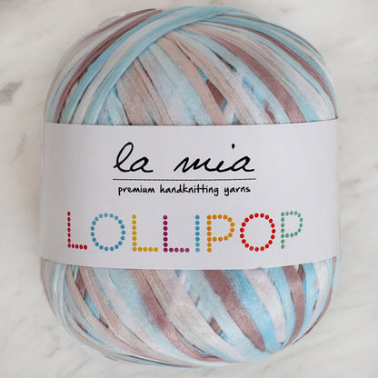 La Mia Lollipop Ebruli Yumuşak Kağıt El Örgü İpliği - LL009
