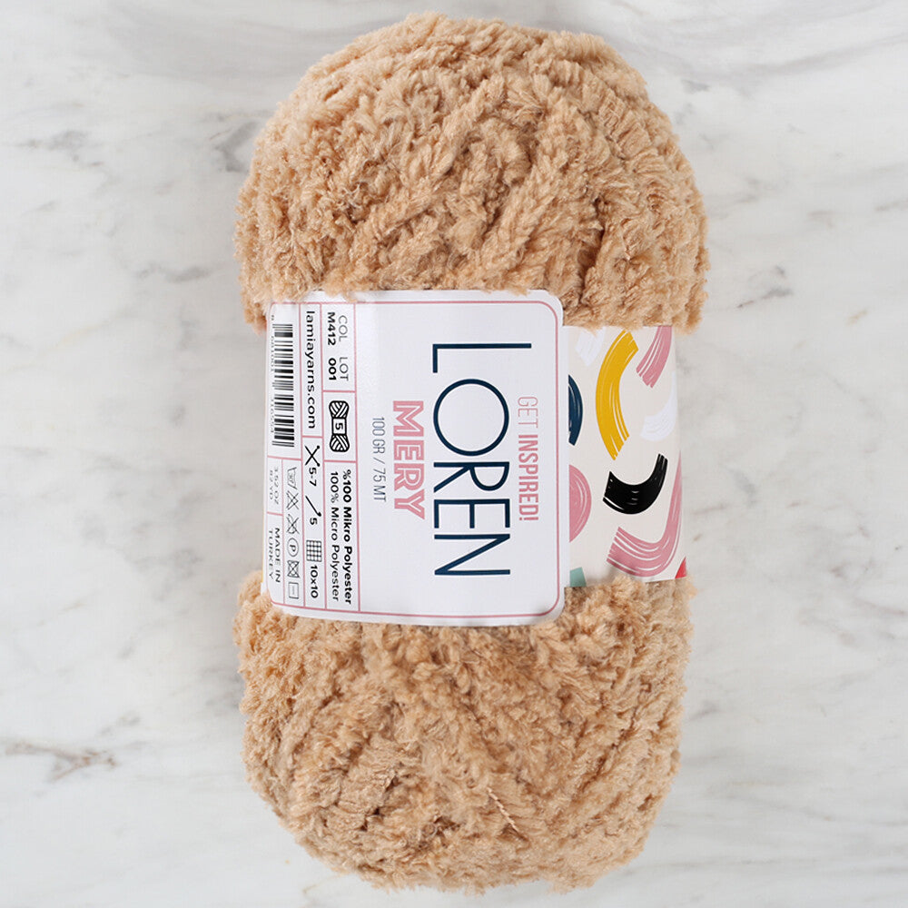 Loren Mery Bej El Örgü İpi - M412