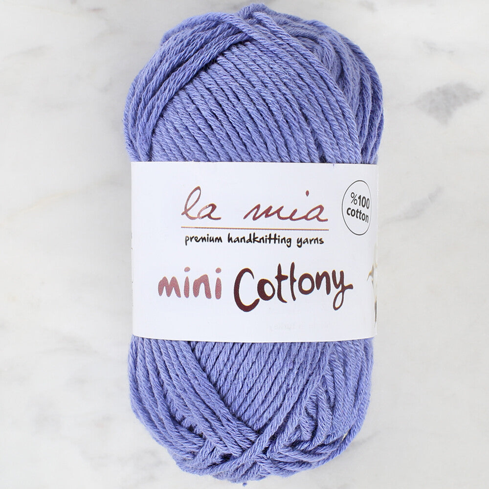 La Mia Mini Cottony 25 gr  Eflatun Bebek El Örgü İpi - L200