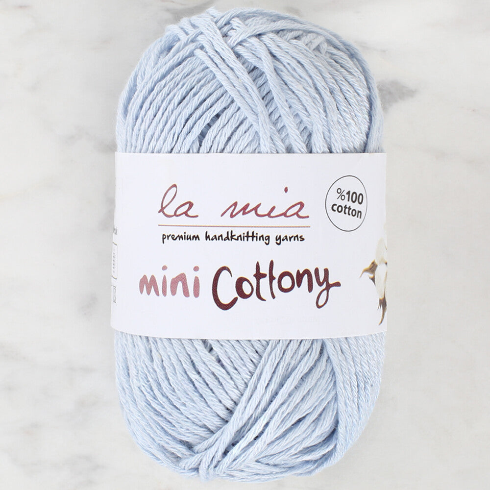 La Mia Mini Cottony 25 gr Bebe Mavisi Bebek El Örgü İpi - L014