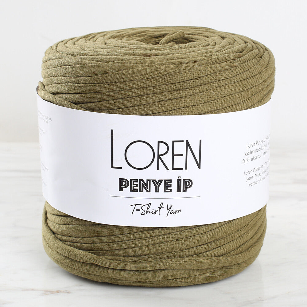 Loren Penye Kumaş El Örgü İpi Yeşil - 39