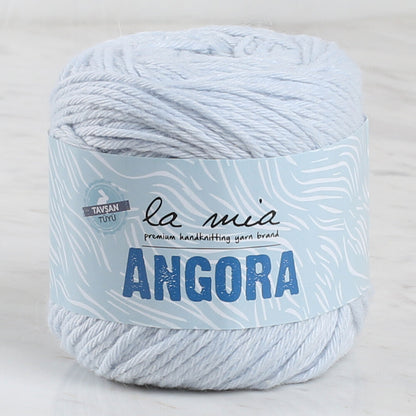 La Mia Angora 50GR Buz Mavi El Örgü İpi - L128