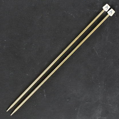 Pony Colour 5 mm 35 cm Altın Sarısı Alüminyum Örgü Şişi - 33711