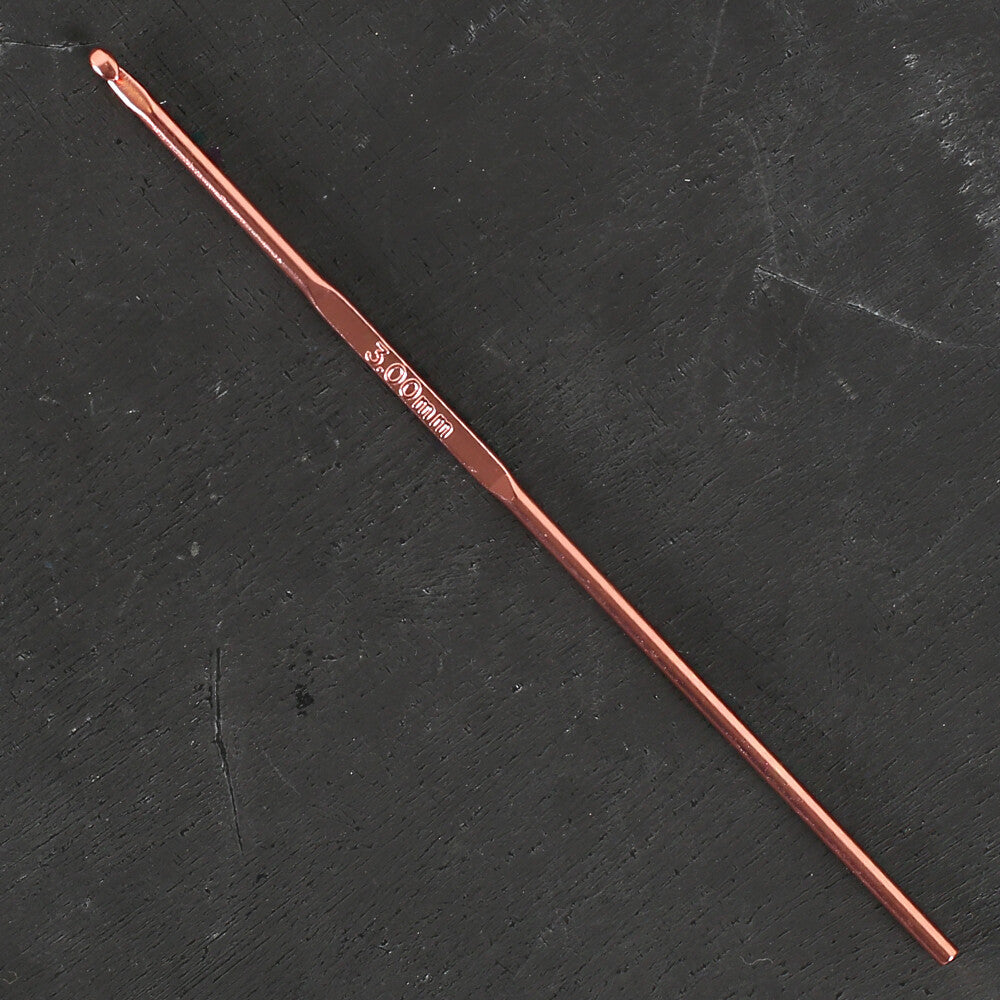 Pony Colour Metal 3 mm 15 cm Pembe Yün Tığ - 44705